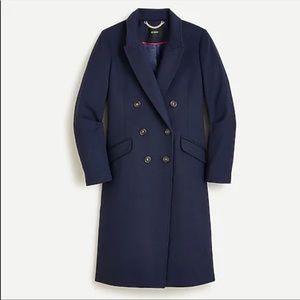 J Crew Double Breasted Wool Topcoat